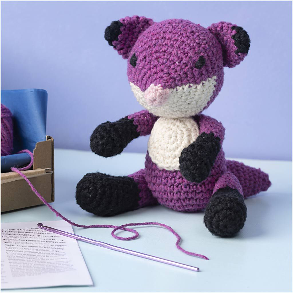DIY kit - Amigurumi ræv