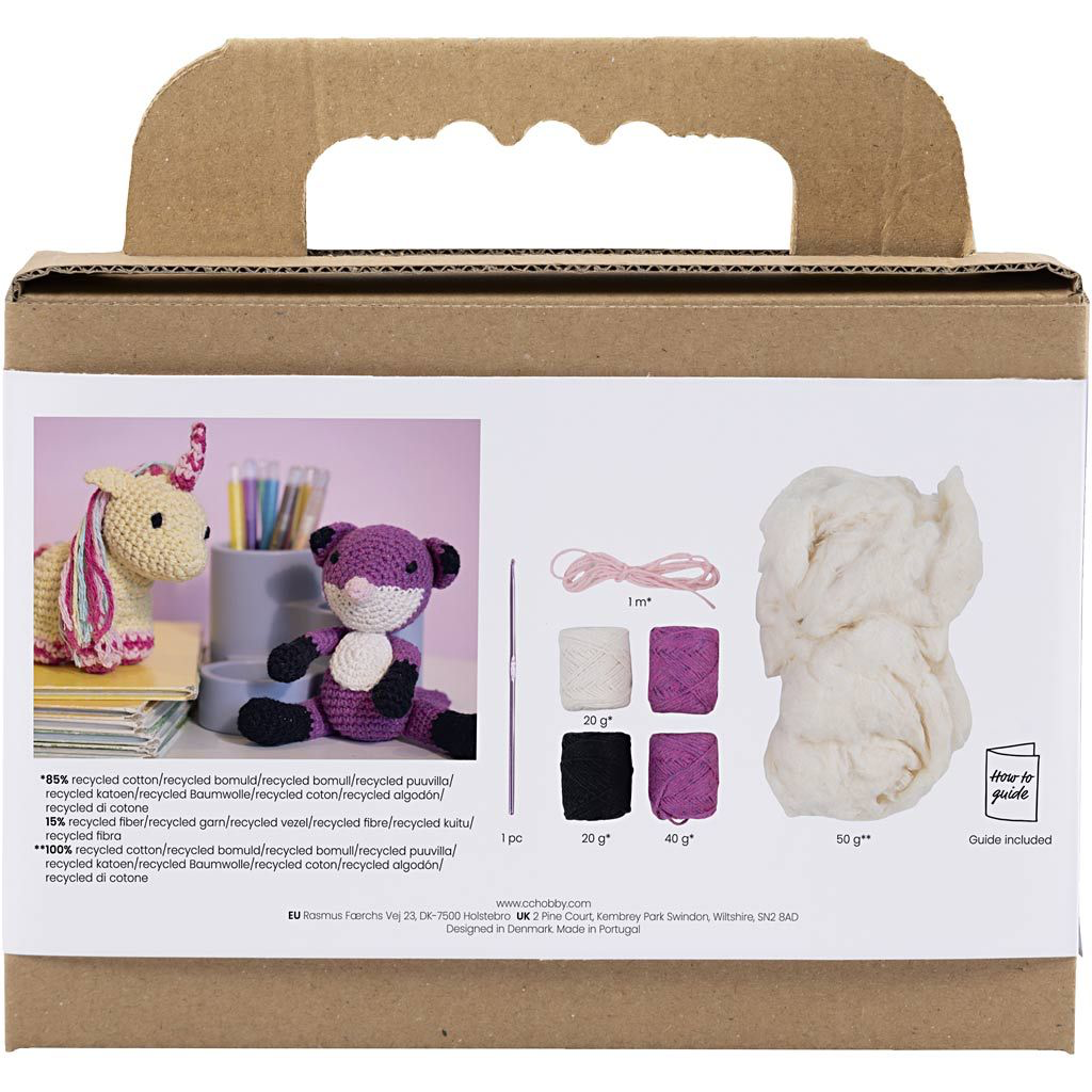 DIY kit - Amigurumi ræv