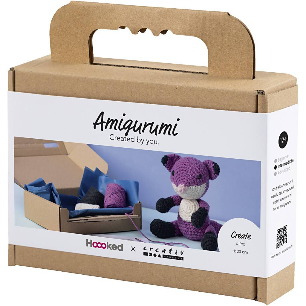 DIY kit - Amigurumi ræv