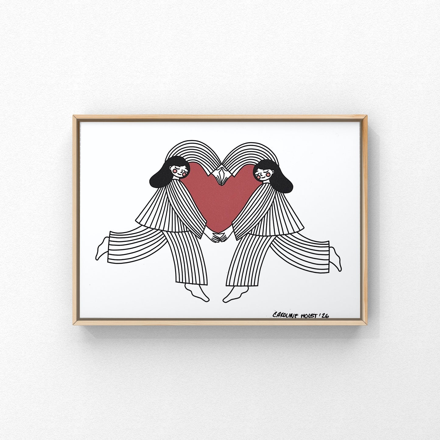 Kunstprint – Gurl love | Frida og Carlos mor