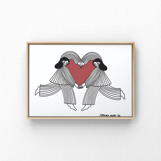 Kunstprint – Gurl love | Frida og Carlos mor