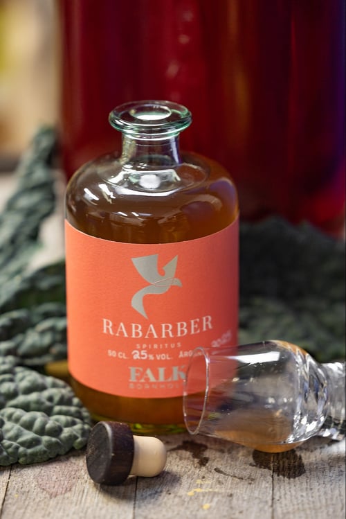 Rabarber likør, 22% VOL., Årgang 2026
