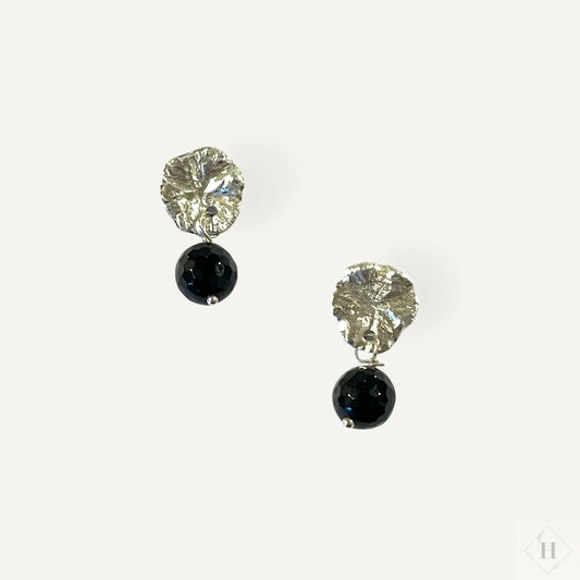 Ørering i sterling 925 sølv - valmue Valley by Aslak