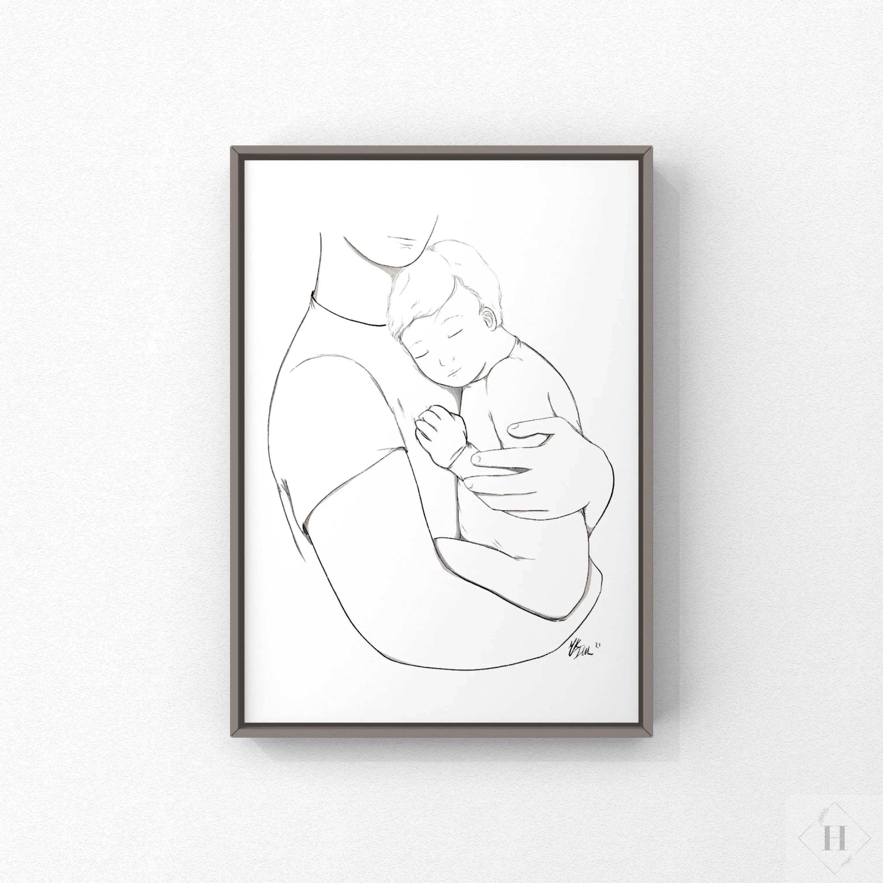 Kunstprint - In arms Mk.illu