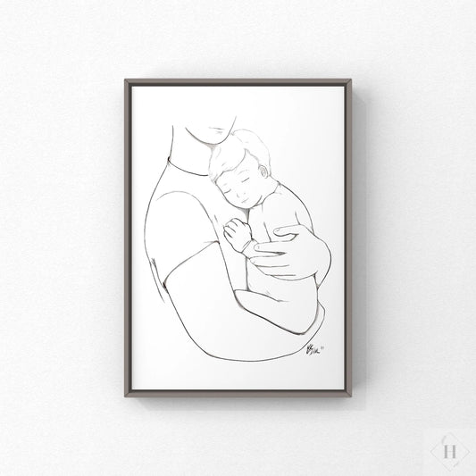 Kunstprint - In arms Mk.illu