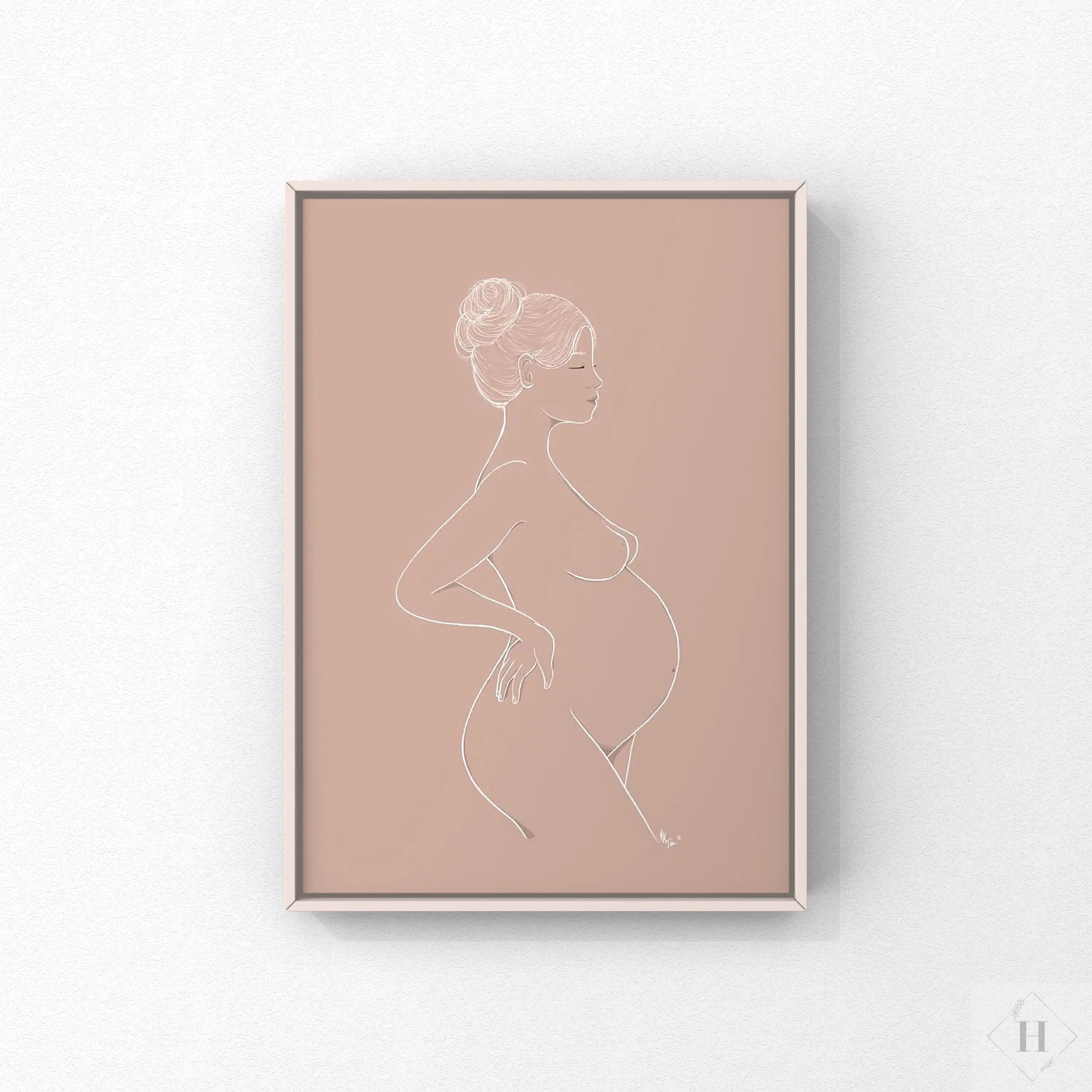 Kunstprint - Waiting Mk.illu