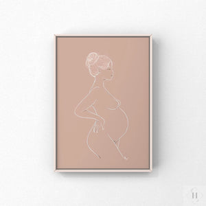 Kunstprint - Waiting Mk.illu