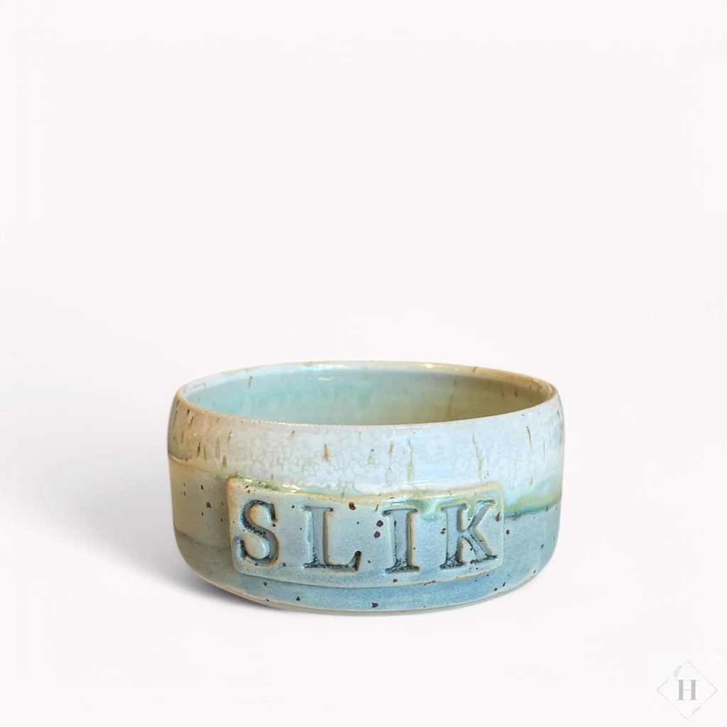 Slikskål i keramik - blågrøn Clay by Hornstrup