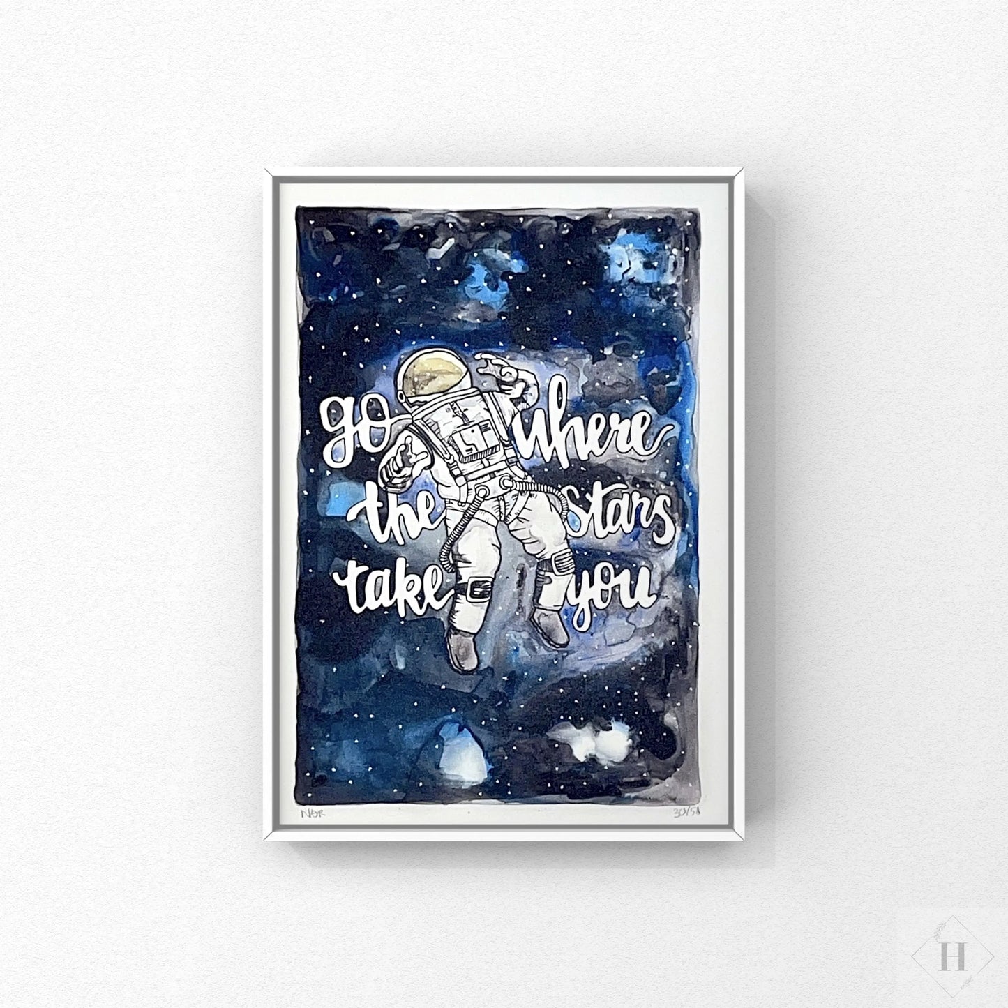 Statement plakater - Go where the stars take you Nanna Nør