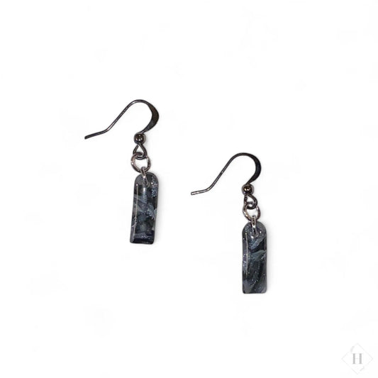 Small black translucent ovals 238 Handmade Hygge