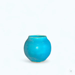 Mini vase i japansk stil - turkis Reiko Bendtsen