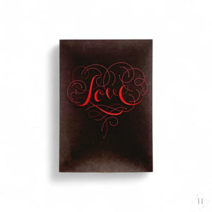 Love - A5 dobbelt kort Pen Tool Grafisk