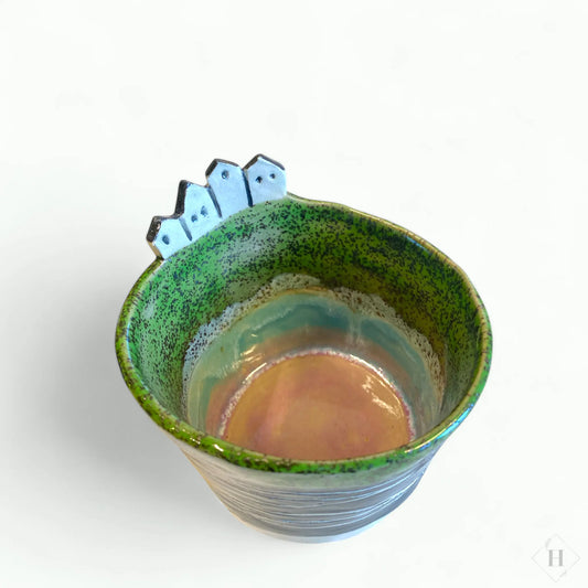 Skål med huse - Living on the edge Lisbeth Børglum