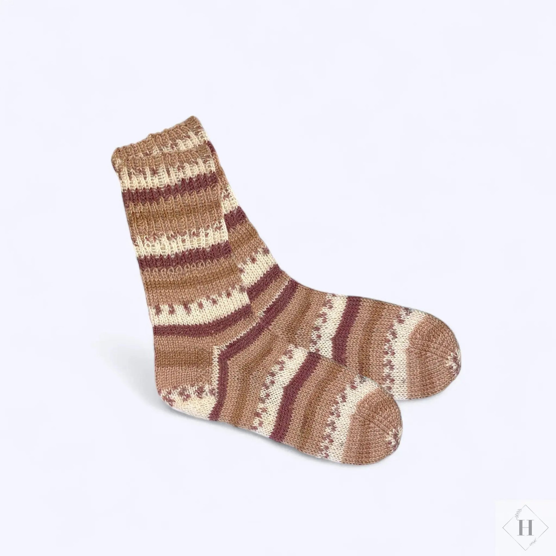 Strikkede strømper str 40-41 Håndlavet af