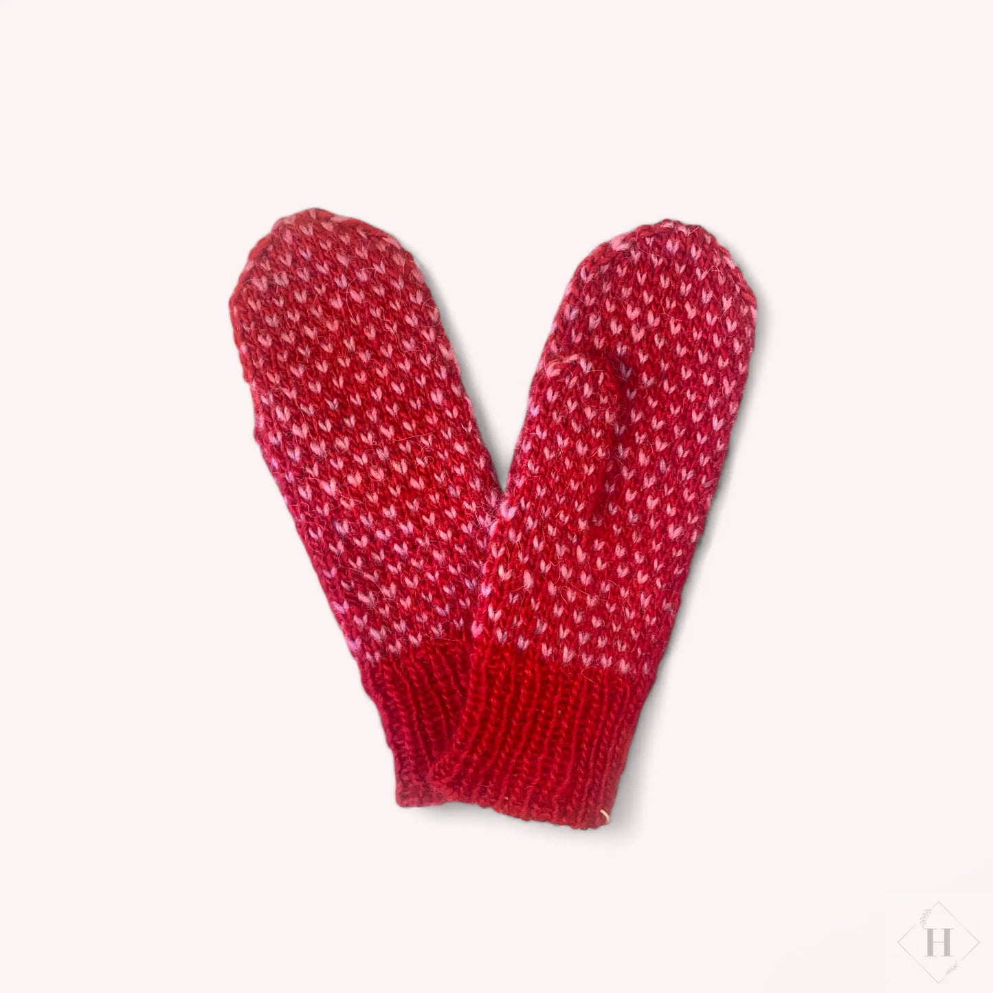 Strikkede luffer i islandsk uld (flere varianter) Famalut