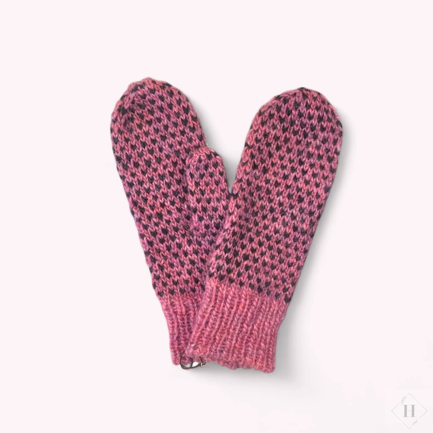 Strikkede luffer i islandsk uld (flere varianter) Famalut