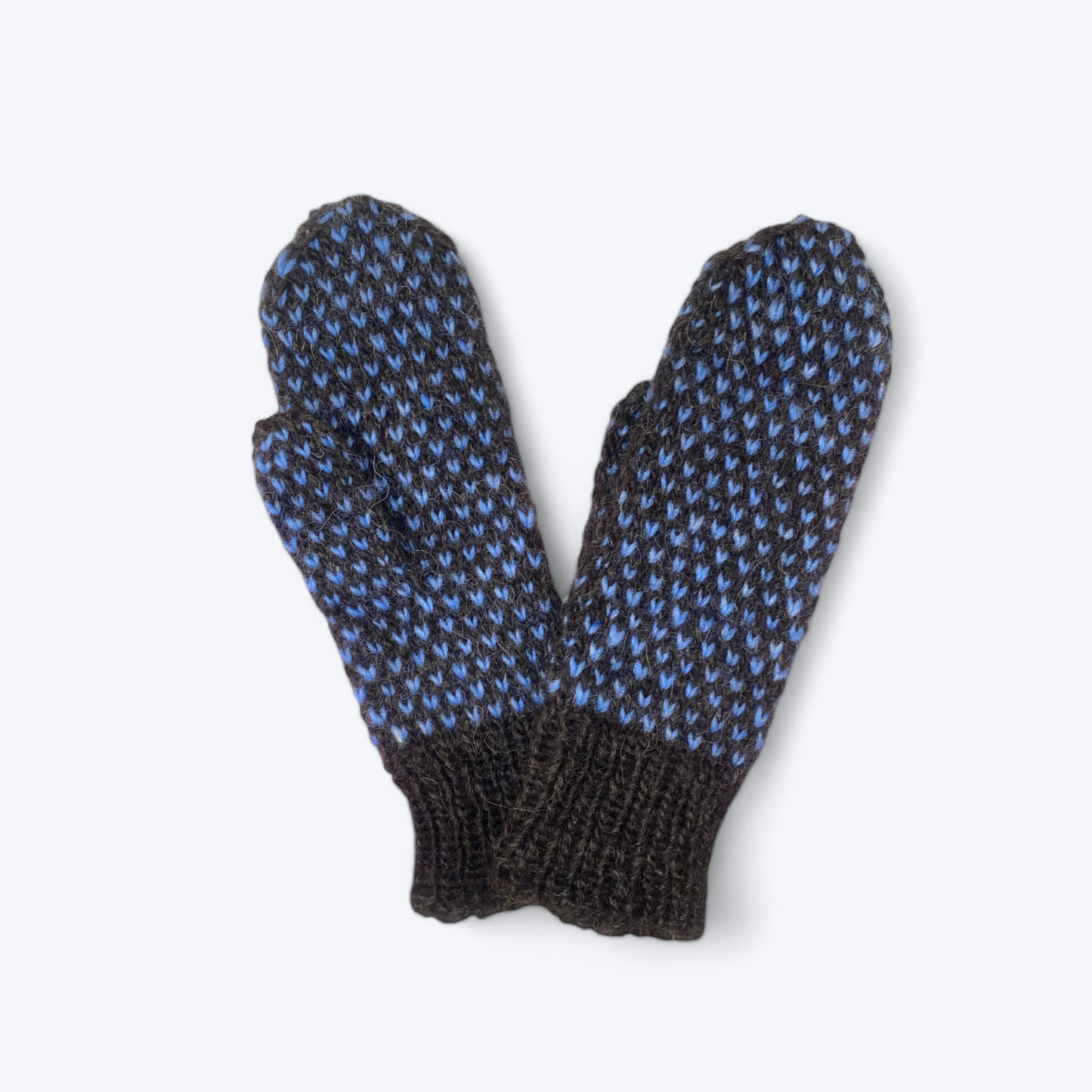 Strikkede luffer i islandsk uld (flere varianter)