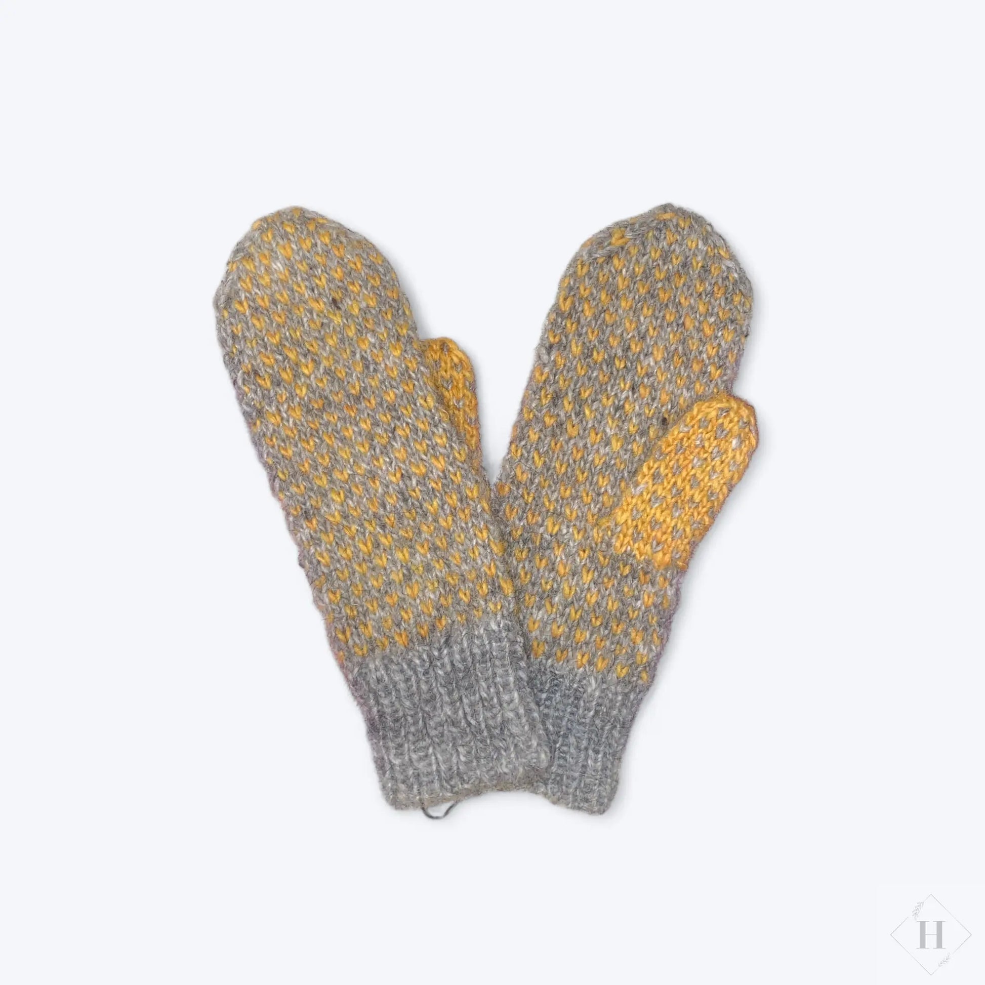 Strikkede luffer i islandsk uld (flere varianter) Famalut