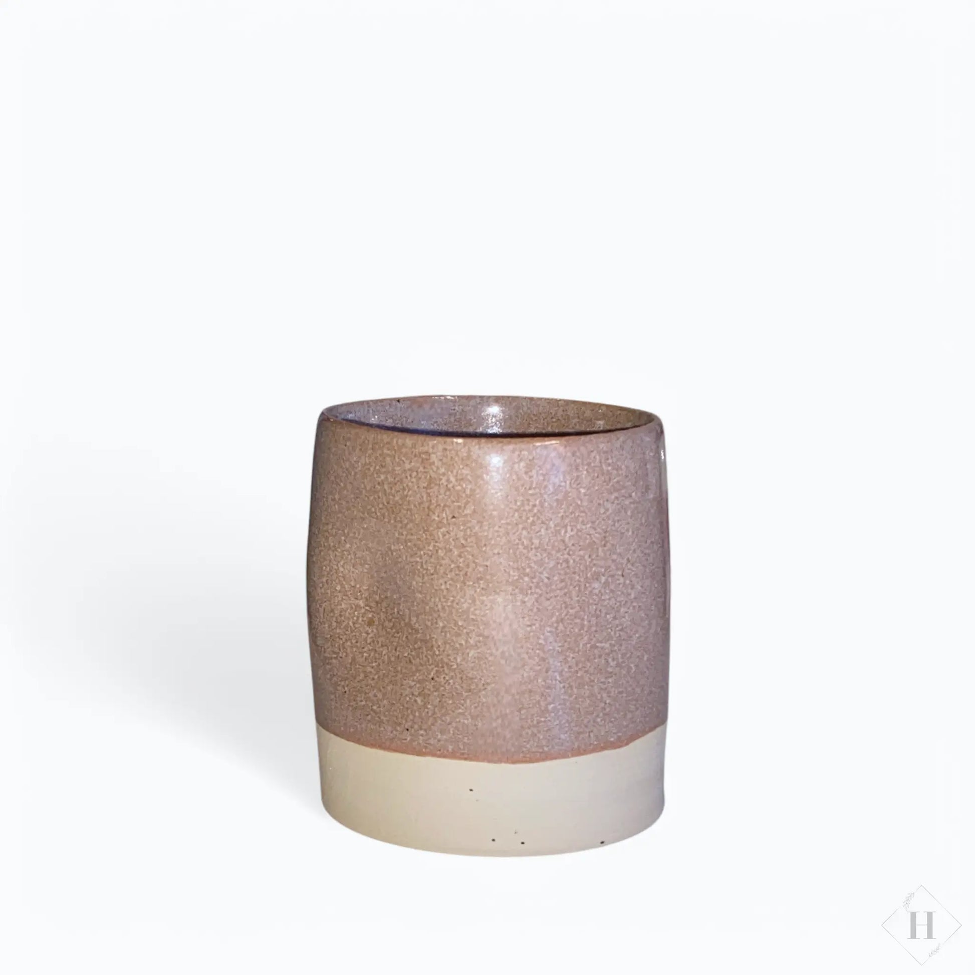 Klemmekrus i stentøj - støvet rosa Charlottes Clayground