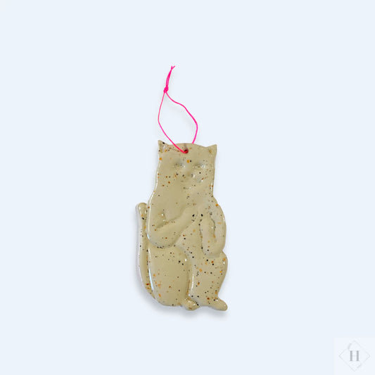 Ophæng i stentøj - fuck kat Gitte Bramm