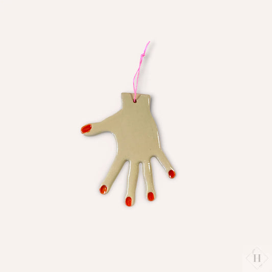 Ophæng i stentøj - hånd Gitte Bramm