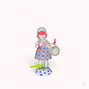Redesign figur - Pigen med blomsterkurven Gitte Bramm