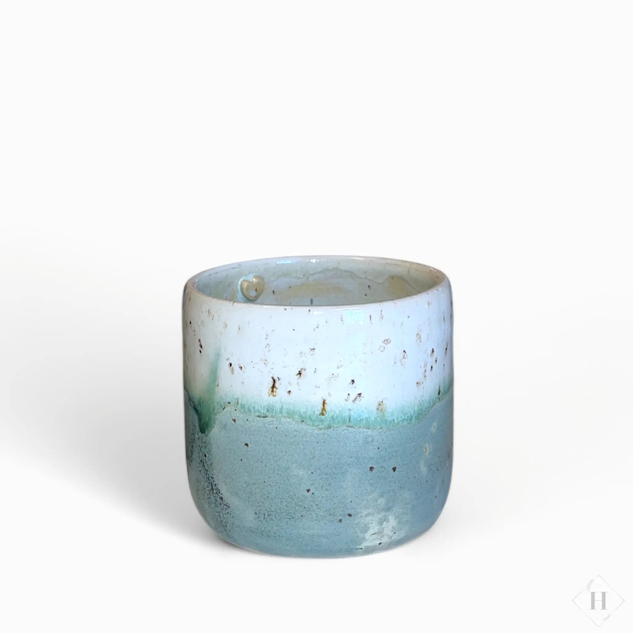 Krus uden hank - grøn Clay by Hornstrup