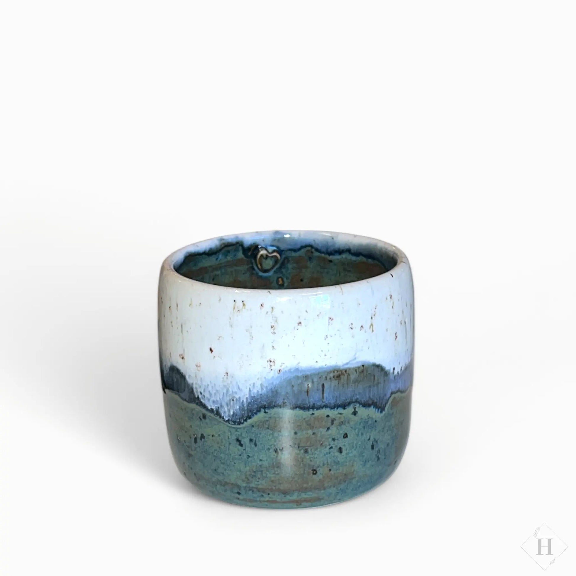 Krus uden hank - blågrøn Clay by Hornstrup