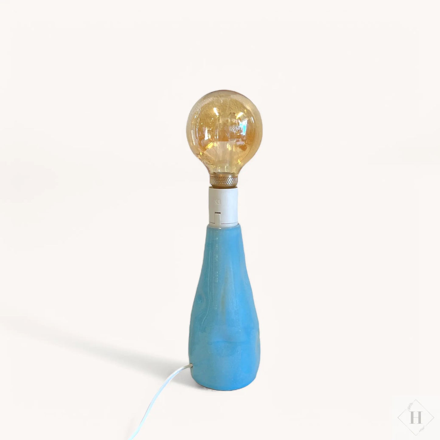 Lampe i keramik - blå By Victoria Juul