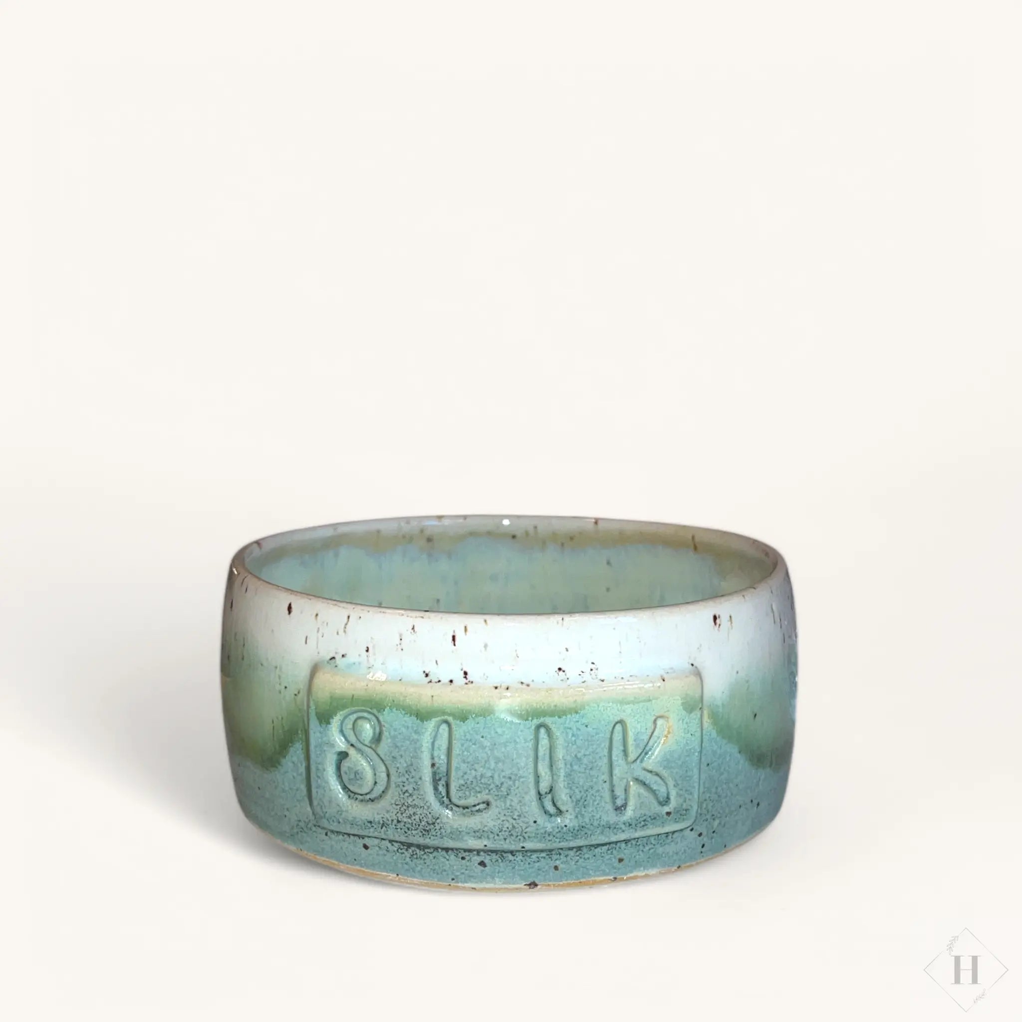 Slikskål i keramik - blågrøn Clay by Hornstrup