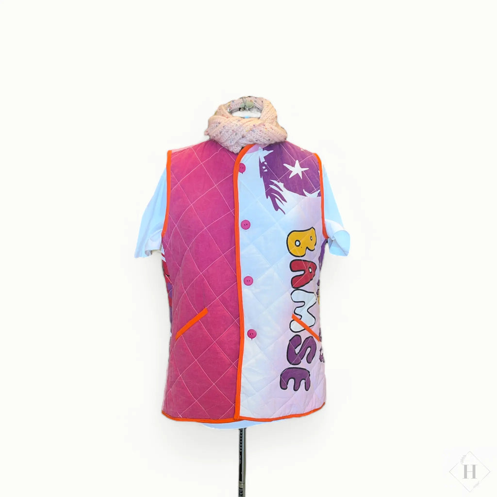 Quiltet vest - Bamse Genfødt