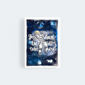 Statement plakater - Go where the stars take you