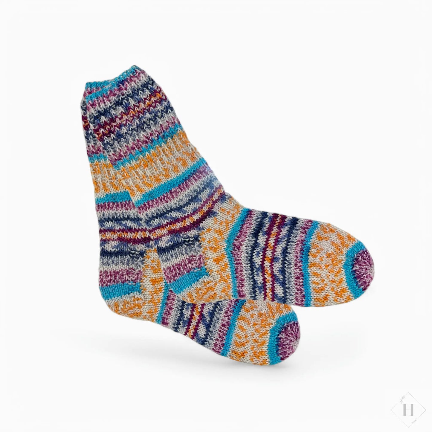 Strikkede strømper str 42-43