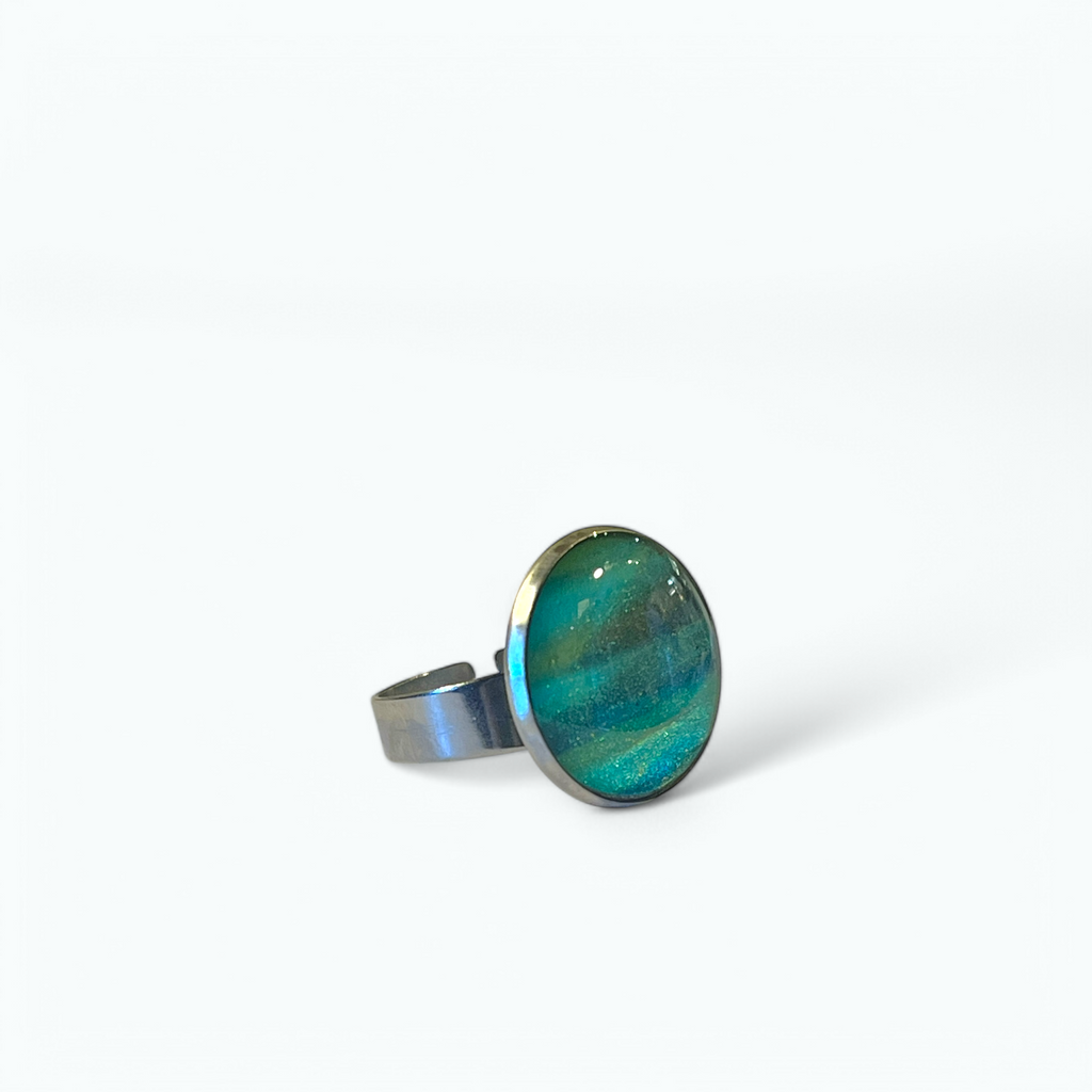 Ring med håndmalet motiv Great Fun Arts
