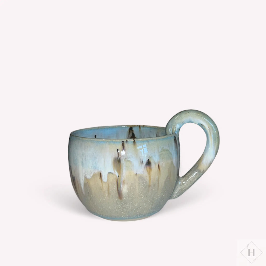 Hjerte krus - lyseblå latte Jøwjøw