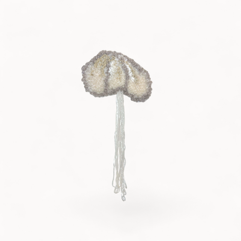 Tuftet goble - hvid/beige Sofie Hvid
