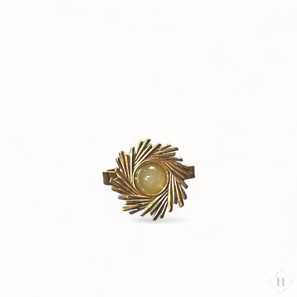 Vandfast ring - cloudy center Winther Design