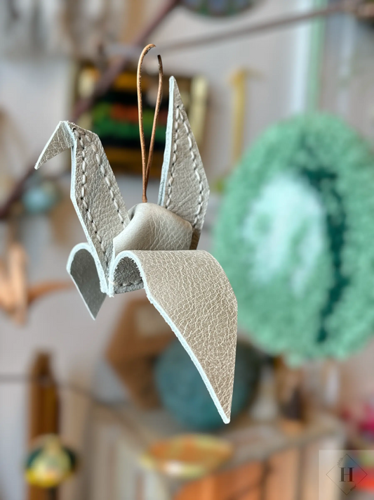 Læder ophæng - trane Unika Nord