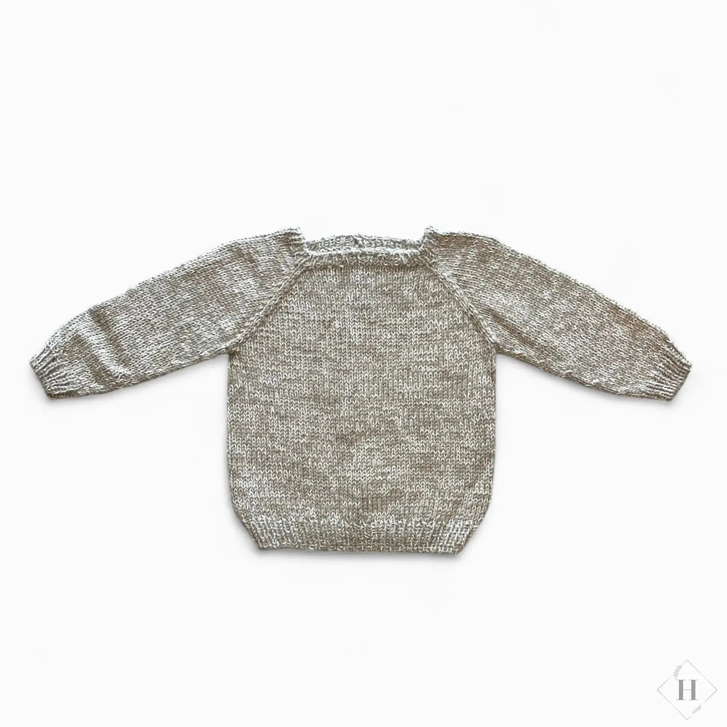 Børnestrik | Langærmet trøje str 1-2år Famalut