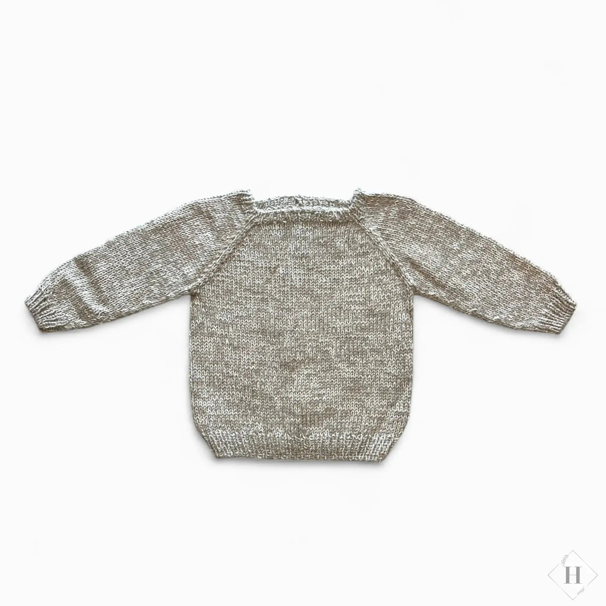 Børnestrik | Langærmet trøje str 1-2år Famalut