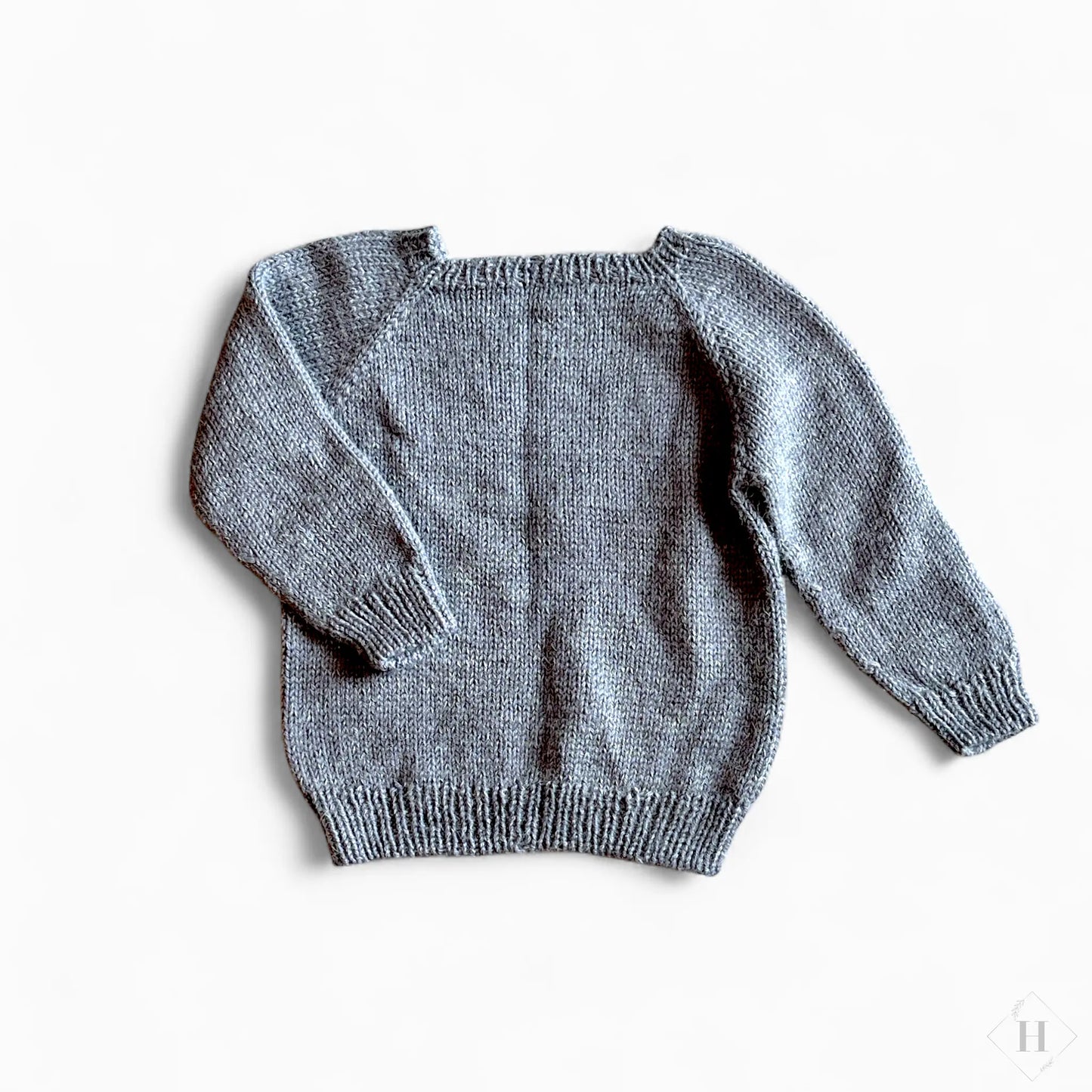 Børnestrik | Langærmet trøje str 3-4år Famalut