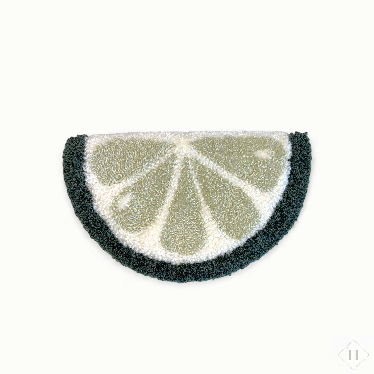 Tuftet vægophæng - citron skive (flere varianter) Flair