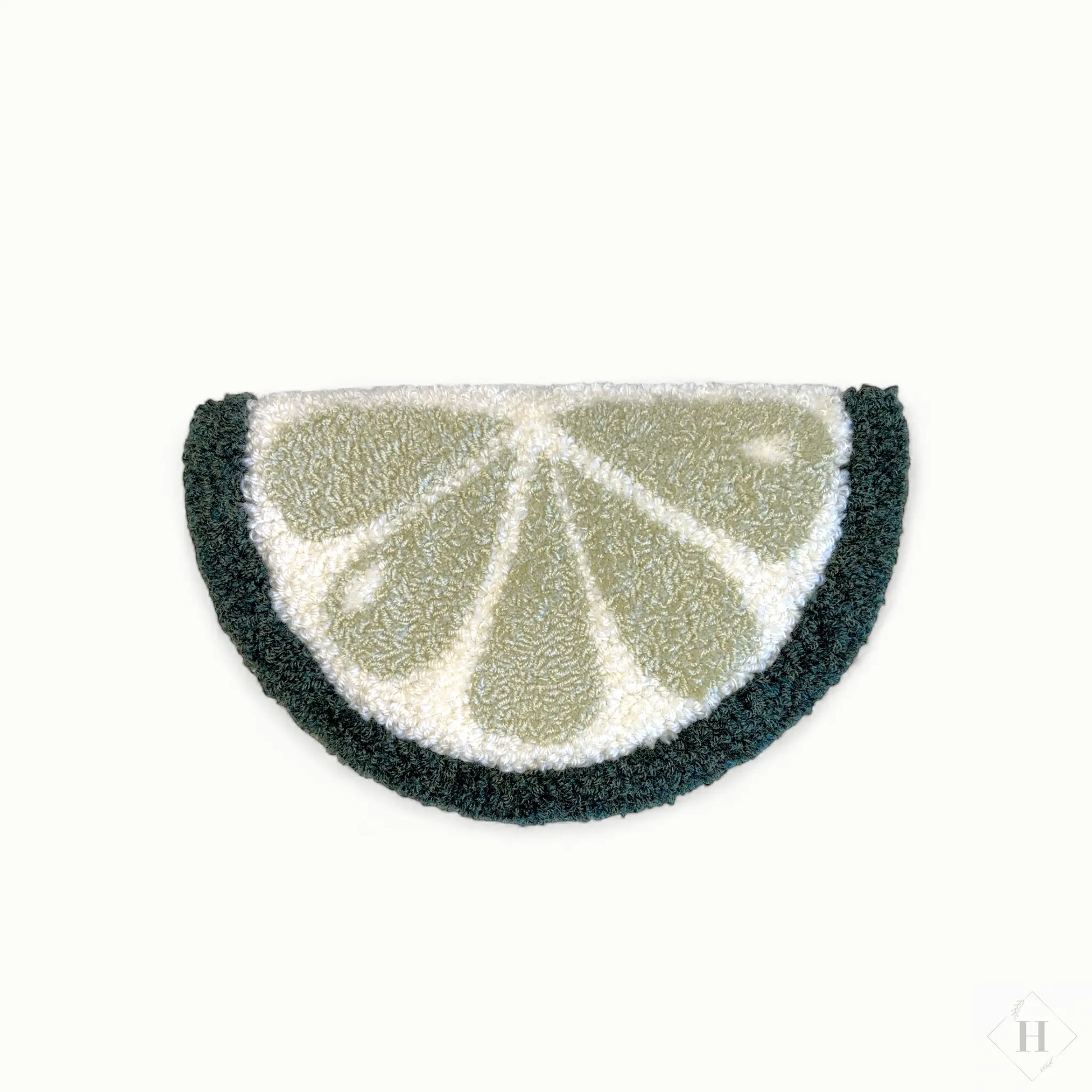 Tuftet vægophæng - citron skive (flere varianter) Flair