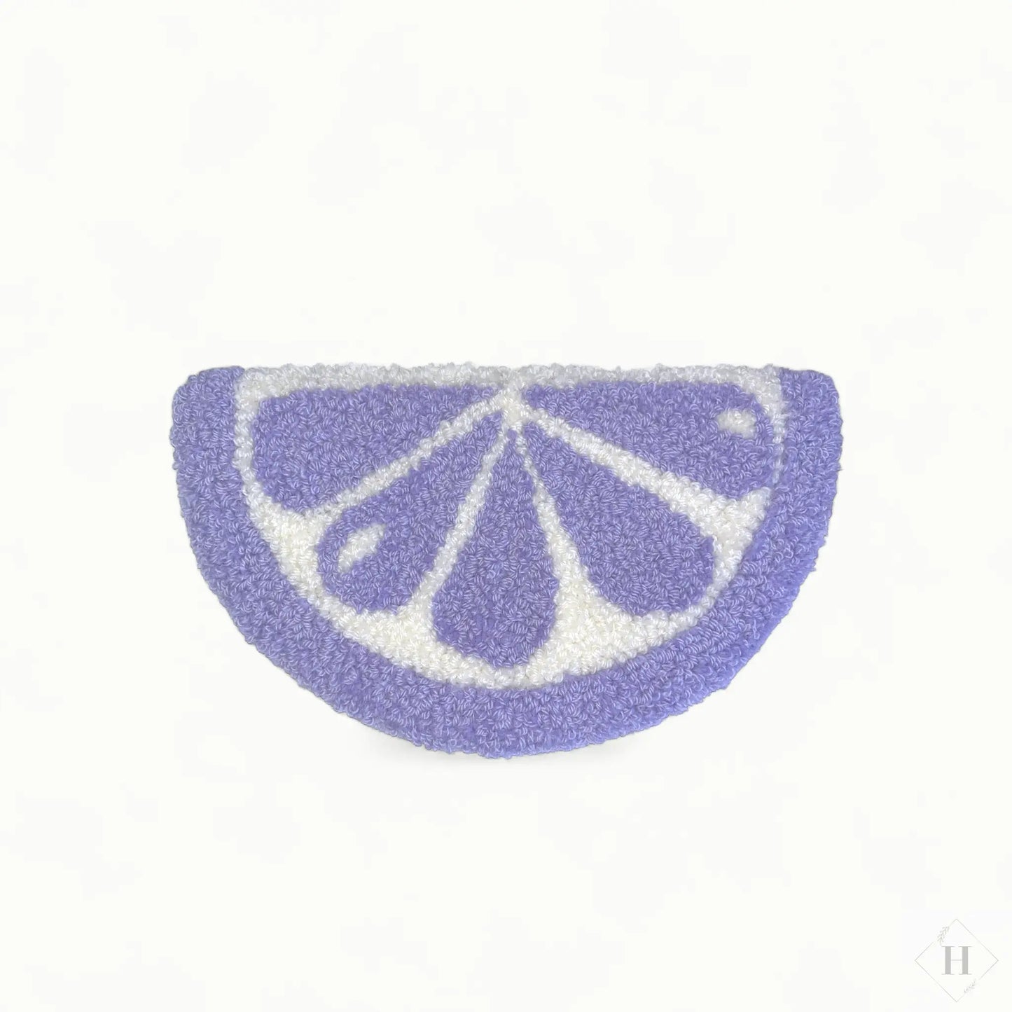 Tuftet vægophæng - citron skive (flere varianter) Flair