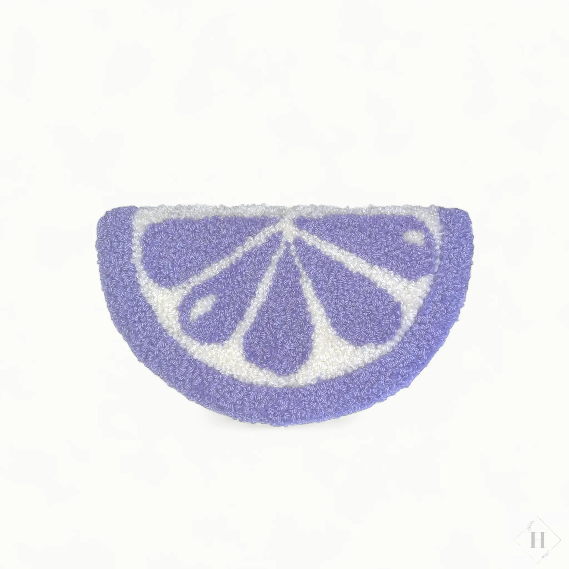 Tuftet vægophæng - citron skive (flere varianter) Flair