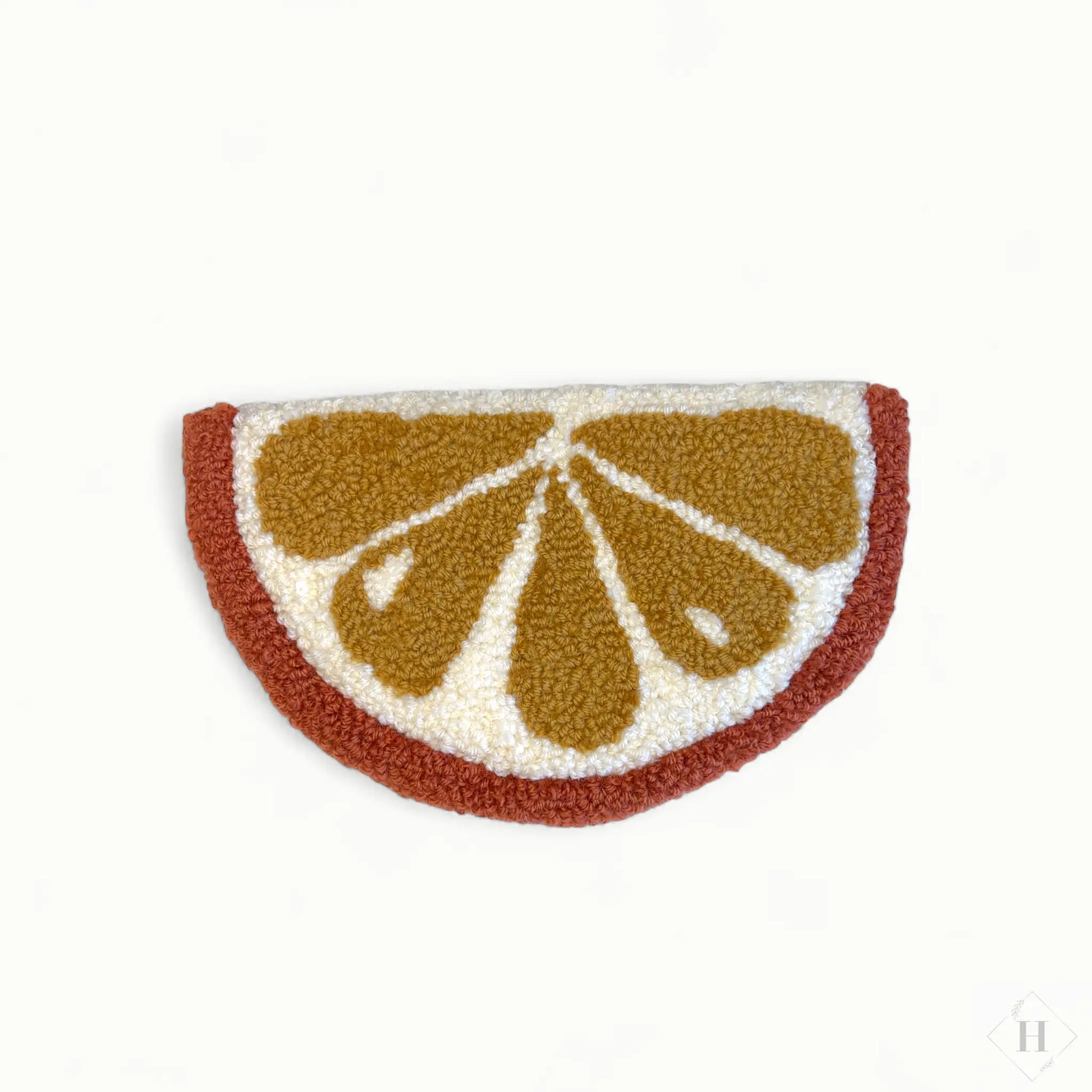 Tuftet vægophæng - citron skive (flere varianter) Flair