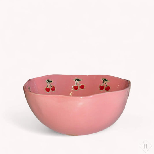 Stor skål med kirsebær By Victoria Juul