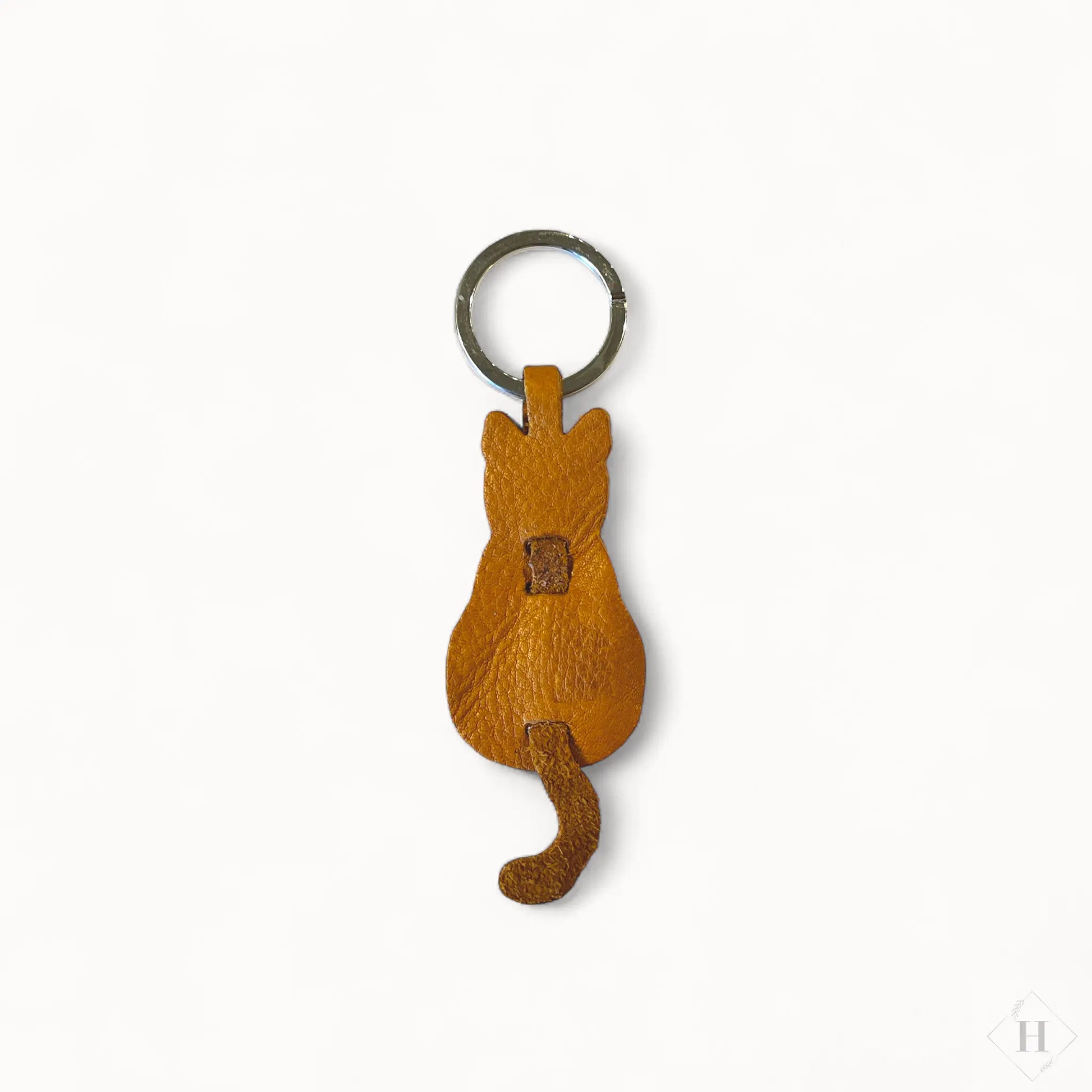 Læder nøglering - Kat (flere varianter) Unika Nord