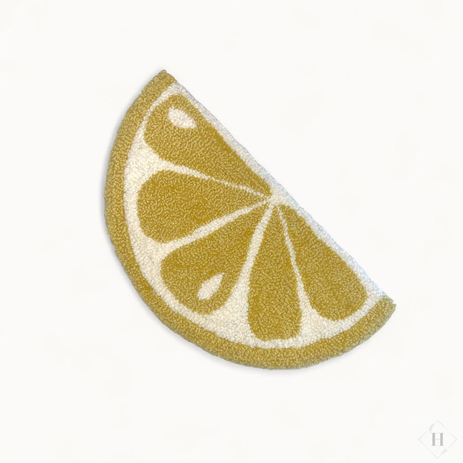 Tuftet vægophæng - Mega citronskive Flair