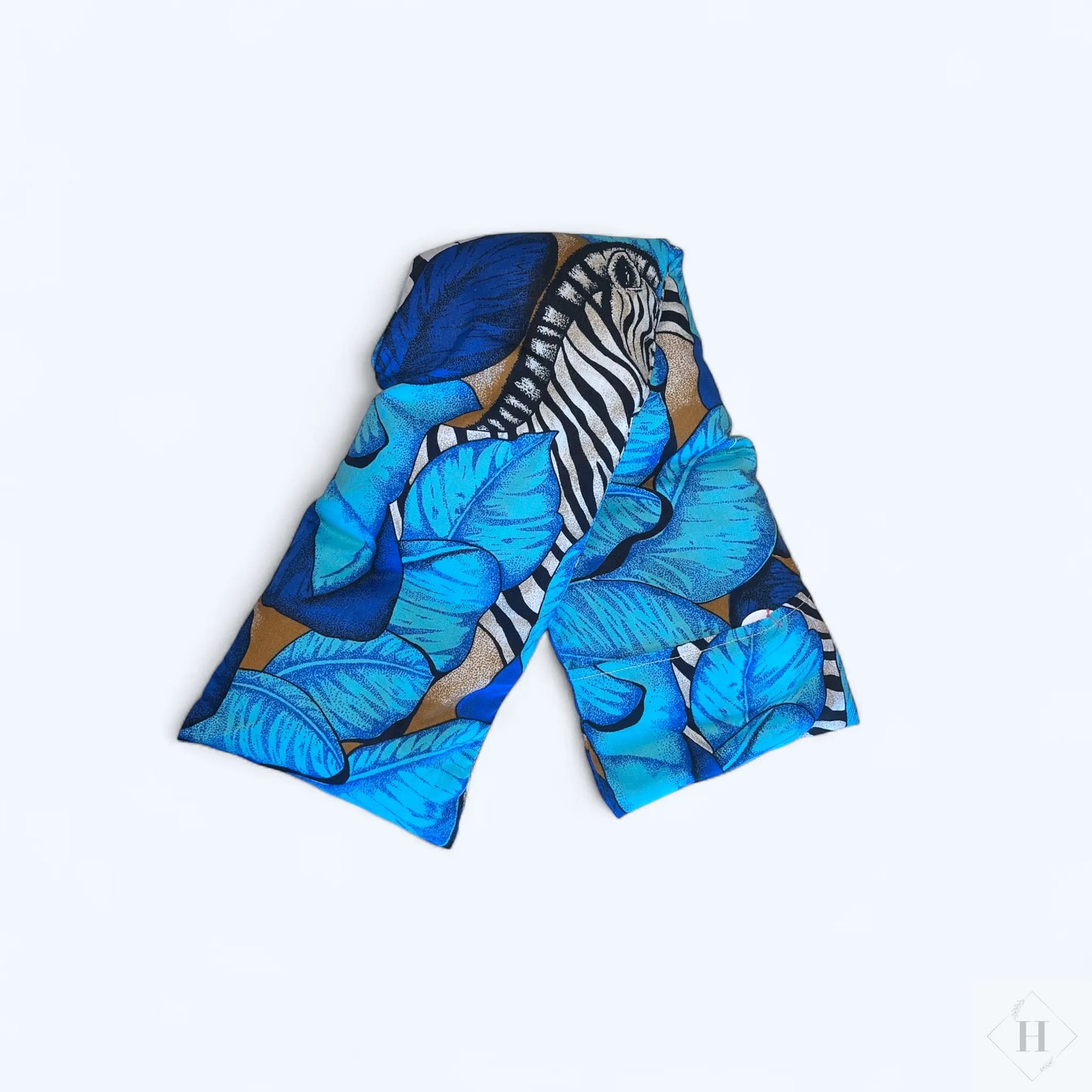 Stor varmepude - Zebra i den blå skov HG Design